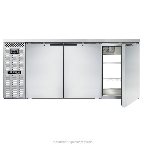 Continental Refrigerator BB79NSSPT Back Bar Cabinet, Refrigerated, Pass-Thru