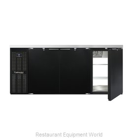 Continental Refrigerator BB79SNPT Back Bar Cabinet, Refrigerated, Pass-Thru
