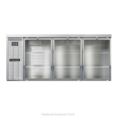 Continental Refrigerator BB79SNSSGD Back Bar Cabinet, Refrigerated (Magnified)