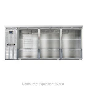 Continental Refrigerator BB79SNSSGD Back Bar Cabinet, Refrigerated
