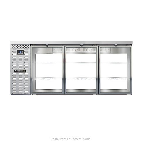 Continental Refrigerator BB79SNSSGDPT Back Bar Cabinet, Refrigerated, Pass-Thru (Magnified)
