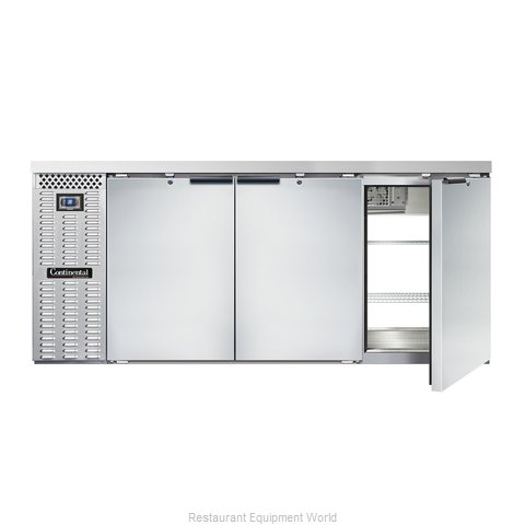 Continental Refrigerator BB79SNSSPT Back Bar Cabinet, Refrigerated, Pass-Thru