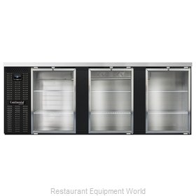 Continental Refrigerator BB90NGD Back Bar Cabinet, Refrigerated