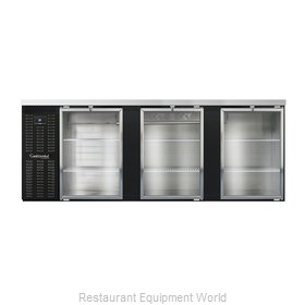 Continental Refrigerator BB90SNGD Back Bar Cabinet, Refrigerated