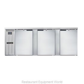 Continental Refrigerator BB90SNSS Back Bar Cabinet, Refrigerated