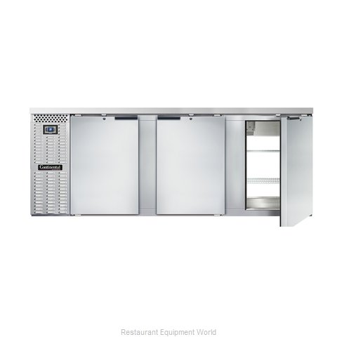 Continental Refrigerator BB90SNSSPT Back Bar Cabinet, Refrigerated, Pass-Thru (Magnified)