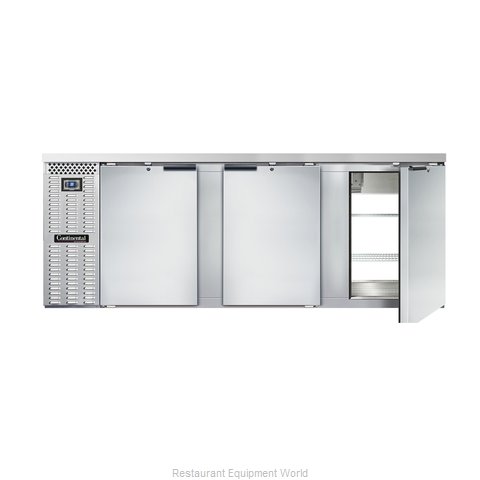 Continental Refrigerator BB90SNSSPT Back Bar Cabinet, Refrigerated, Pass-Thru