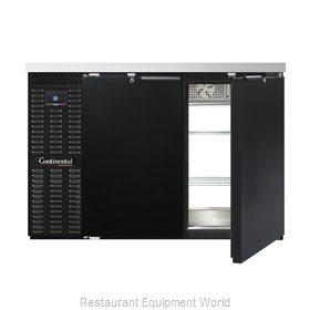 Continental Refrigerator BBC50-PT Back Bar Cabinet, Refrigerated