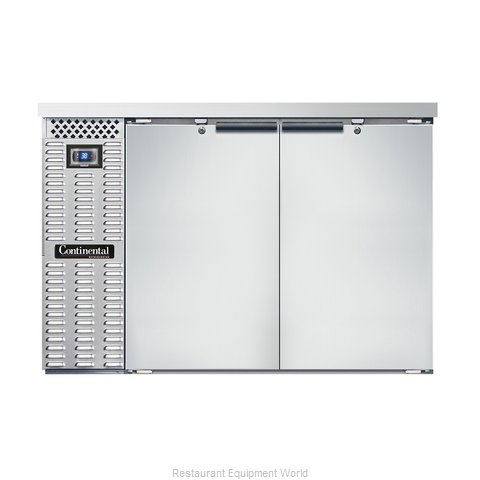 Continental Refrigerator BBC50-SS Back Bar Cabinet, Refrigerated