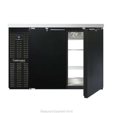 Continental Refrigerator BBC50S-PT Back Bar Cabinet, Refrigerated