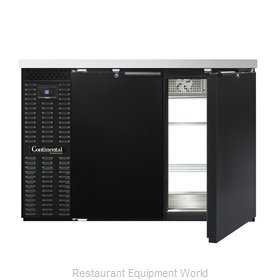 Continental Refrigerator BBC50S-PT Back Bar Cabinet, Refrigerated