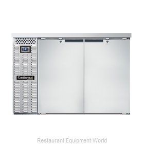 Continental Refrigerator BBC50S-SS Back Bar Cabinet, Refrigerated