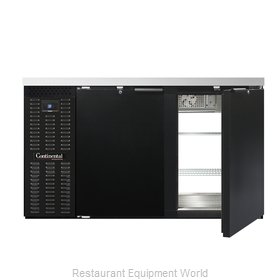 Continental Refrigerator BBC59-PT Back Bar Cabinet, Refrigerated