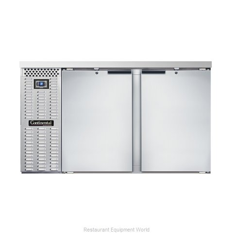 Continental Refrigerator BBC59-SS Back Bar Cabinet, Refrigerated