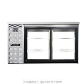 Continental Refrigerator BBC59S-SS-SGD-PT Back Bar Cabinet, Refrigerated