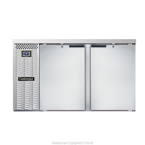 Continental Refrigerator BBC59S-SS Back Bar Cabinet, Refrigerated