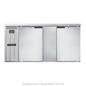 Continental Refrigerator BBC69-SS Back Bar Cabinet, Refrigerated