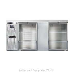 Continental Refrigerator BBC69S-SS-GD Back Bar Cabinet, Refrigerated