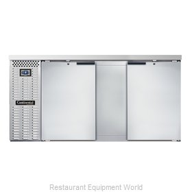 Continental Refrigerator BBC69S-SS Back Bar Cabinet, Refrigerated