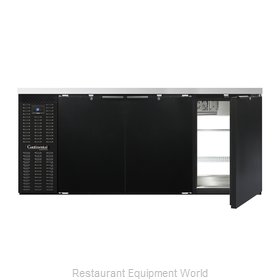 Continental Refrigerator BBC79-PT Back Bar Cabinet, Refrigerated