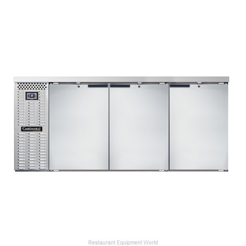 Continental Refrigerator BBC79-SS Back Bar Cabinet, Refrigerated