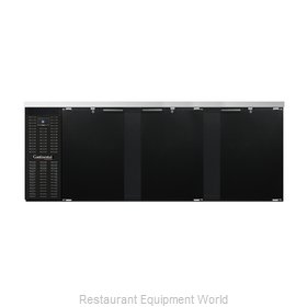 Continental Refrigerator BBC90 Back Bar Cabinet, Refrigerated