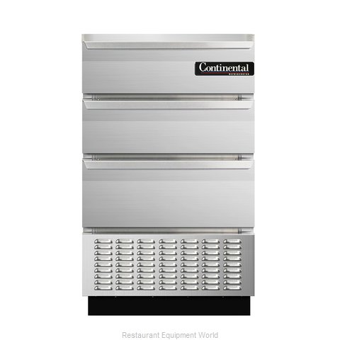 Continental Refrigerator BBUC24S-SS-D Refrigerator, Undercounter, Reach-In