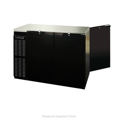 Continental Refrigerator BBUC50-PT Backbar Cabinet, Refrigerated