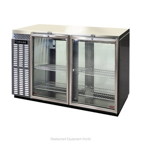 Continental Refrigerator BBUC50-SS-GD-PT Backbar Cabinet, Refrigerated