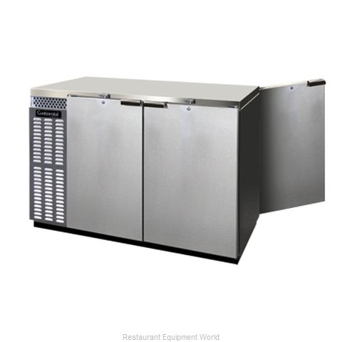 Continental Refrigerator BBUC50-SS-PT Backbar Cabinet, Refrigerated