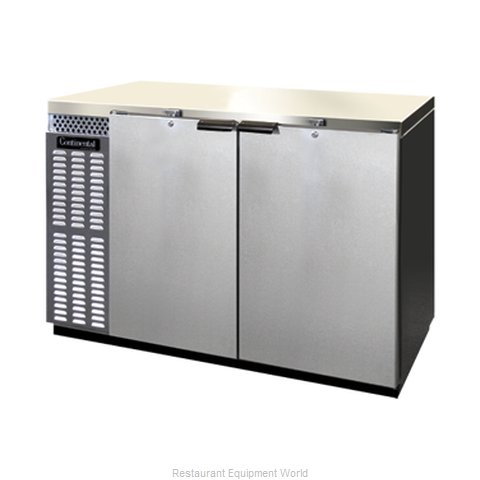 Continental Refrigerator BBUC50-SS Backbar Cabinet, Refrigerated