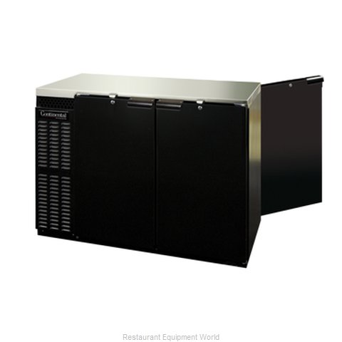 Continental Refrigerator BBUC50S-PT Backbar Cabinet, Refrigerated