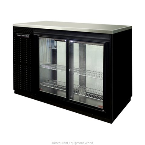Continental Refrigerator BBUC50S-SGD Backbar Cabinet, Refrigerated