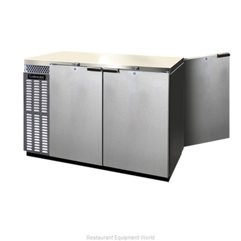 Continental Refrigerator BBUC50S-SS-PT Backbar Cabinet, Refrigerated