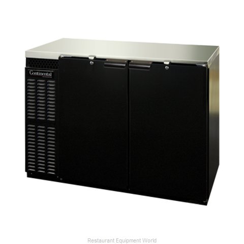 Continental Refrigerator BBUC50S Backbar Cabinet, Refrigerated
