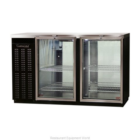Continental Refrigerator BBUC59-GD-PT Backbar Cabinet, Refrigerated
