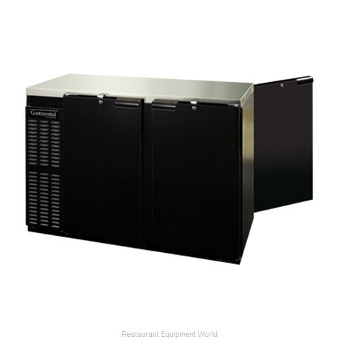 Continental Refrigerator BBUC59-PT Backbar Cabinet, Refrigerated