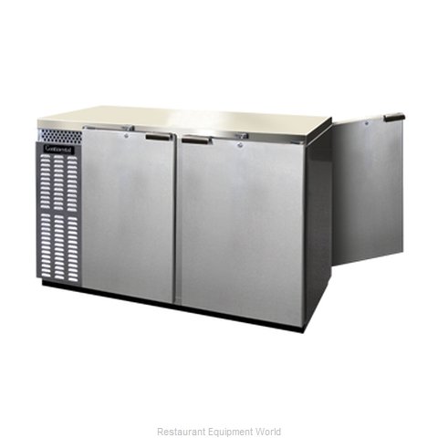 Continental Refrigerator BBUC59-SS-PT Backbar Cabinet, Refrigerated