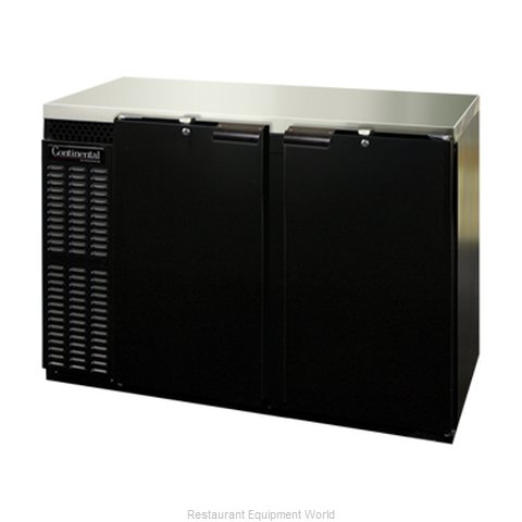 Continental Refrigerator BBUC59 Backbar Cabinet, Refrigerated
