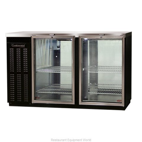 Continental Refrigerator BBUC59S-GD-PT Backbar Cabinet, Refrigerated