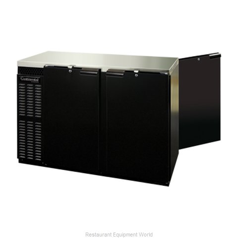 Continental Refrigerator BBUC59S-PT Backbar Cabinet, Refrigerated