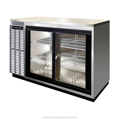 Continental Refrigerator BBUC59S-SS-SGD-PT Back Bar Cabinet, Refrigerated