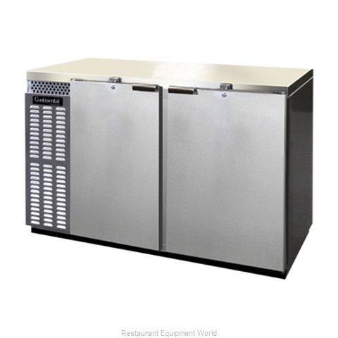 Continental Refrigerator BBUC59S-SS Backbar Cabinet, Refrigerated