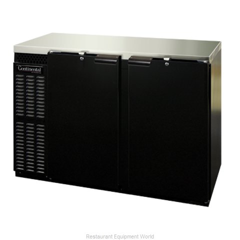 Continental Refrigerator BBUC59S Backbar Cabinet, Refrigerated