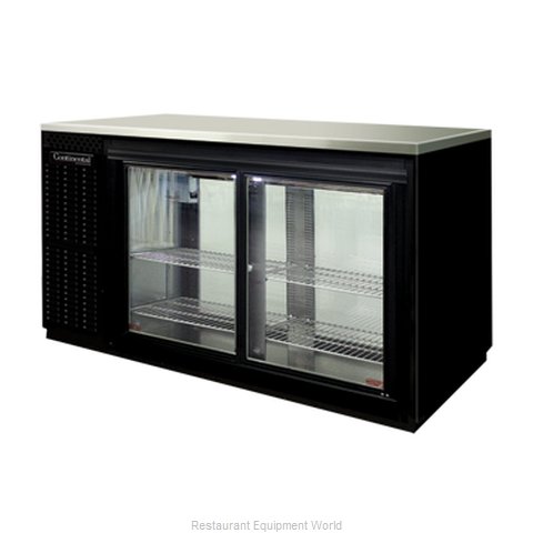 Continental Refrigerator BBUC69-SGD Backbar Cabinet, Refrigerated