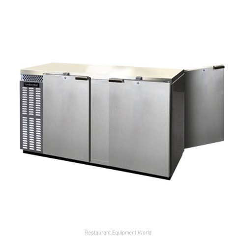 Continental Refrigerator BBUC69-SS-PT Backbar Cabinet, Refrigerated