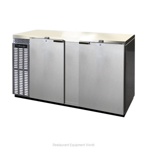 Continental Refrigerator BBUC69-SS Backbar Cabinet, Refrigerated