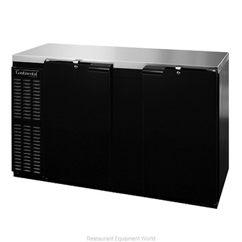 Continental Refrigerator BBUC69 Backbar Cabinet, Refrigerated