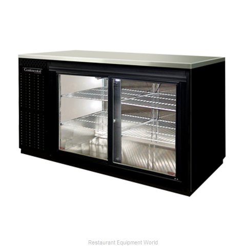 Continental Refrigerator BBUC69S-SGD Backbar Cabinet, Refrigerated