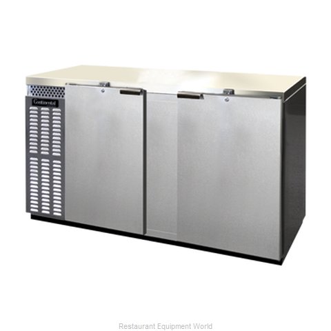 Continental Refrigerator BBUC69S-SS Backbar Cabinet, Refrigerated